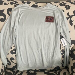 Old Navy Light Gray Kids Long Sleeve Tee